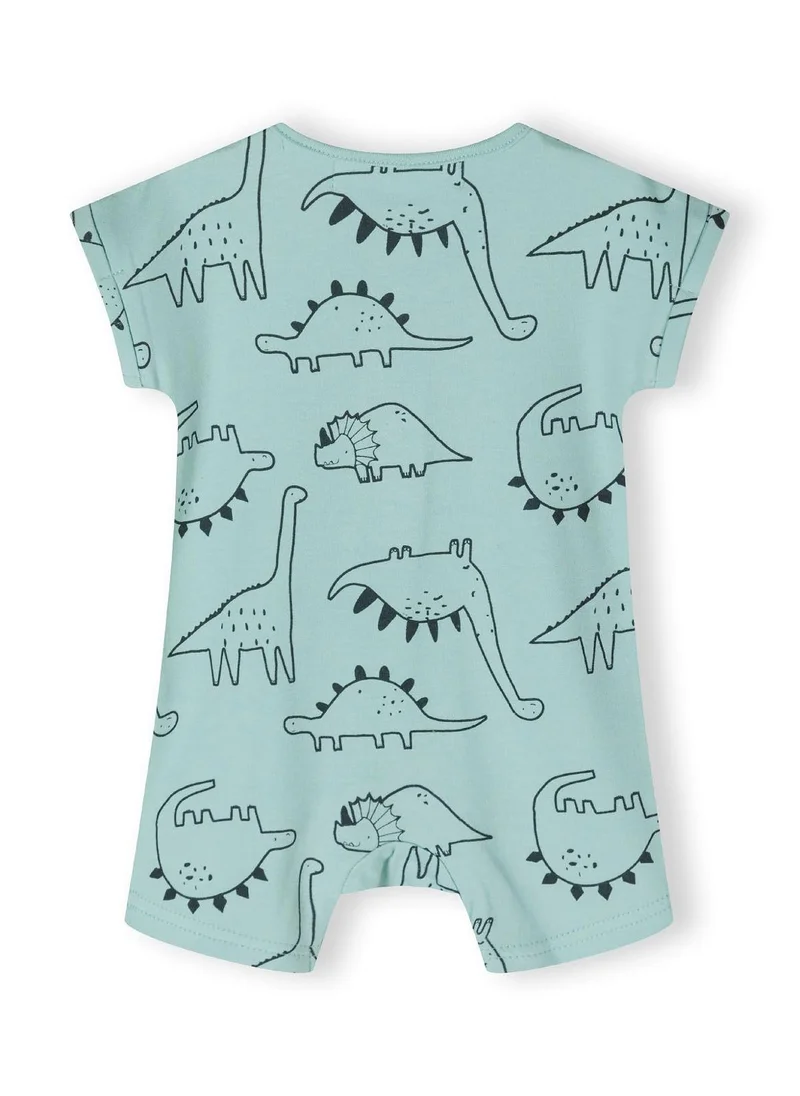 MINOTI Boys rompers 2 pack short sleeves mint